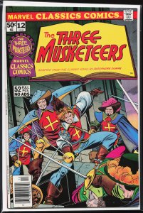 Marvel Classics Comics #12 (1976) The Three Musketeers
