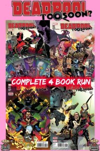 DEADPOOL: TOO SOON #01-04 (2016) PEPE LARRAZ | COMPLETE 4 BOOK RUN