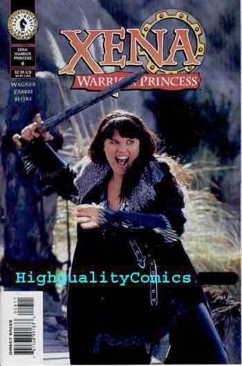 XENA Warrior Princess #8, NM+, Photo cv, Lucy Lawless, 2000, Duel of Chariots