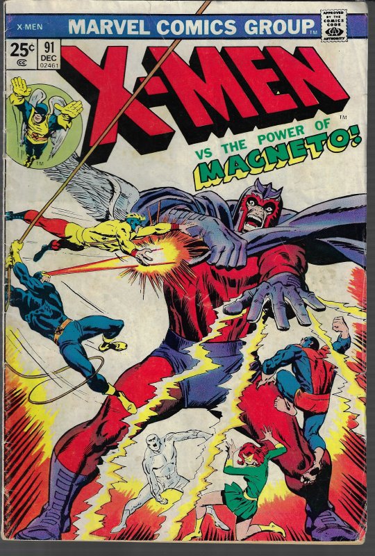 X-men #91 (Marvel, 1974) VG+