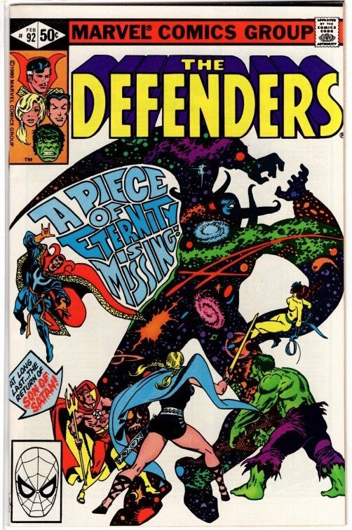 The Defenders #92 Eternity! $4.99 UNLMTD S&H!