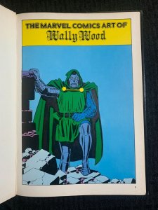 1982 THE MARVEL COMICS ART OF Wally Wood HC FN+ 6.5 1st Thumbtack