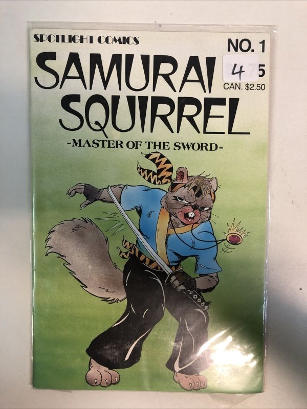Samurai Squirrel (1986) Complete Set # 1-2 (VF/NM) Spotlight Comics