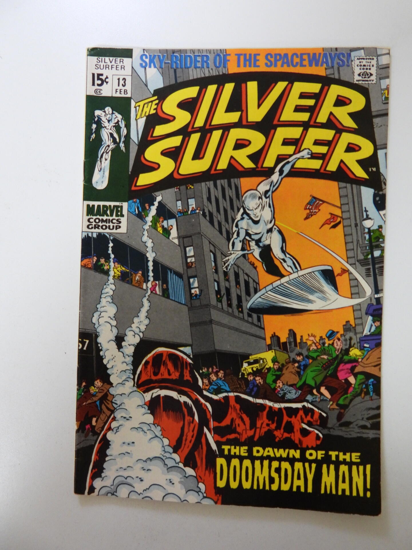 The Silver Surfer 13 (1970) VF condition Comic Books Bronze