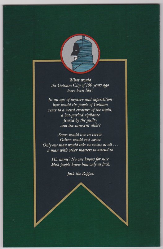 Batman Gotham by Gaslight (VF-MN) 1989