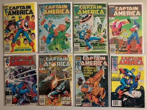 Captain America comics lot #267-340 + 1 annual newsstand 27 diff (1982-88)