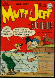Mutt and Jeff #29 1947-Golf Cover- Bud Fisher- DC Golden Age VG
