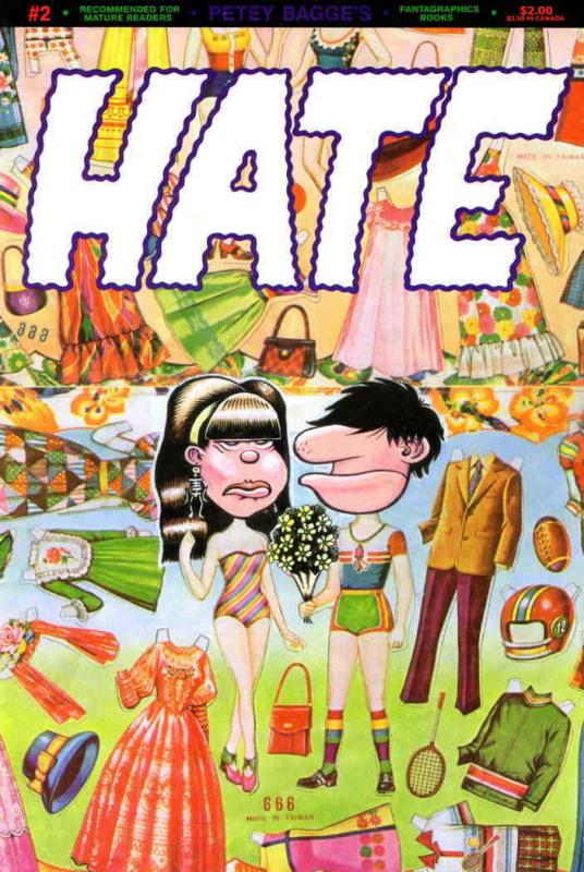 Hate #2 VF/NM; Fantagraphics | save on shipping - details inside