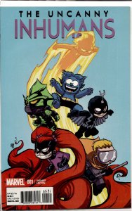 Uncanny Inhumans #1 Young Cover (2015) Inhumans