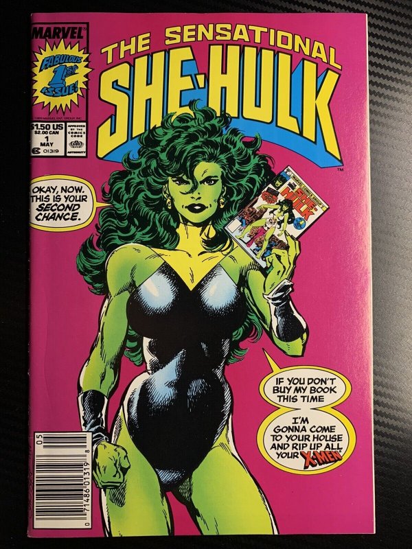 The Sensational She-Hulk #1 GORGEOUS Copy!! NEWSSTAND Disney+ MCU