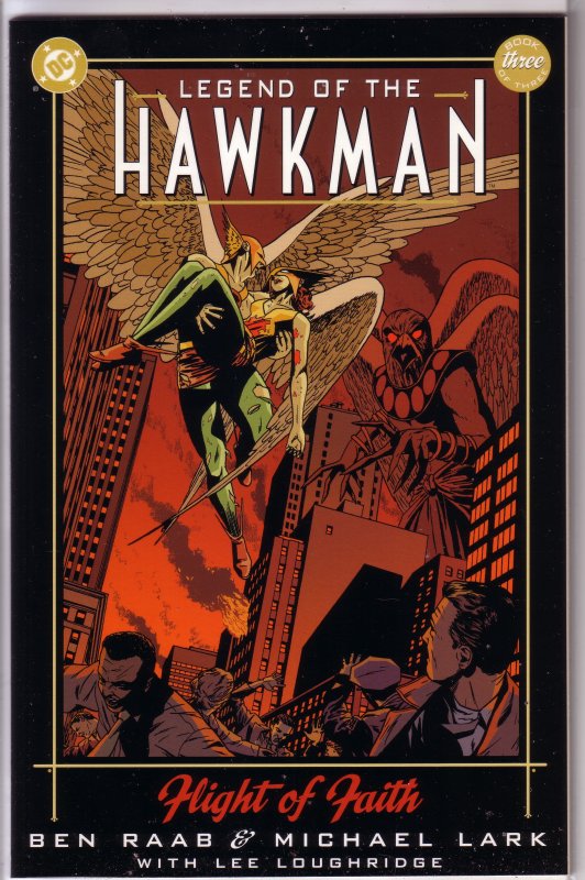 Legend of the Hawkman #1-3 (complete set) Raab/Lark 2000 DC