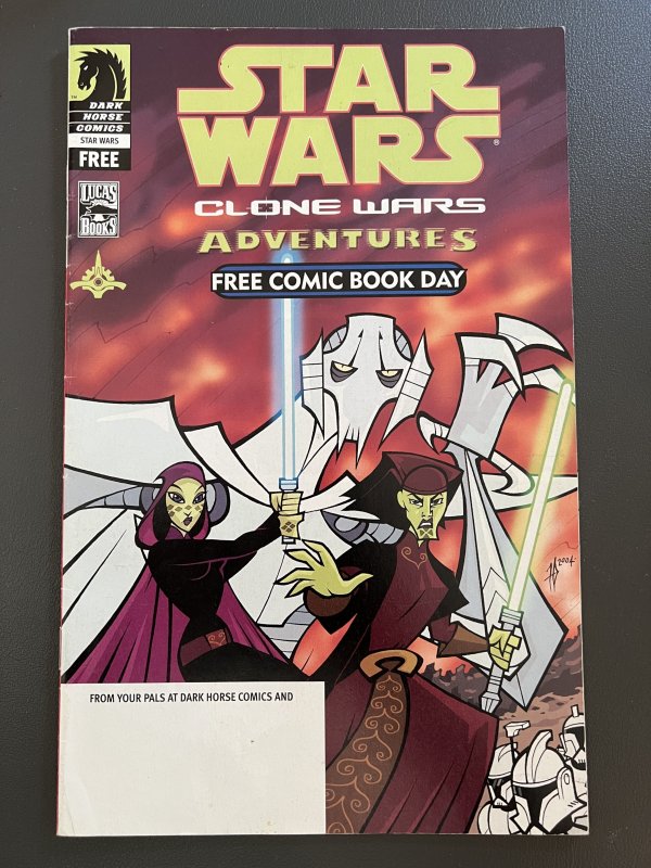 Star Wars: Clone Wars Adventures - FCBD (2004) FN. 1st General Grevious!