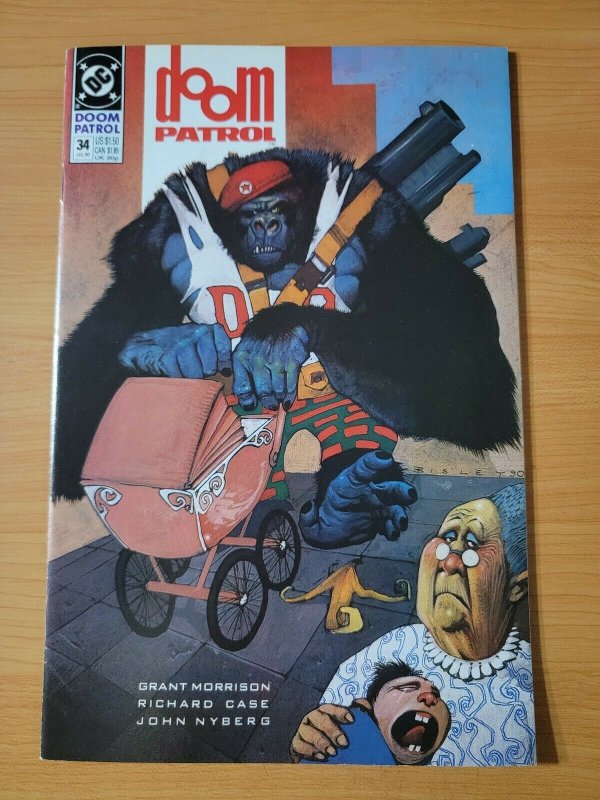 Doom Patrol #34 Direct Market Edition ~ NEAR MINT NM ~ 1990 DC Comics 