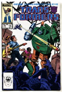 Transformers #14--1986--1st Grapple, Hoist, Smokescreen--comic book