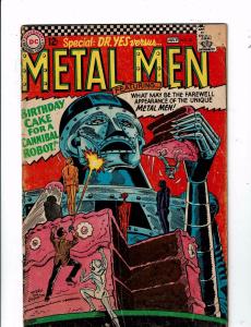 Lot Of 3 Metal Men DC Comic Books # 15 VG/FN 16 VG 20 VG Silver Age Series J148