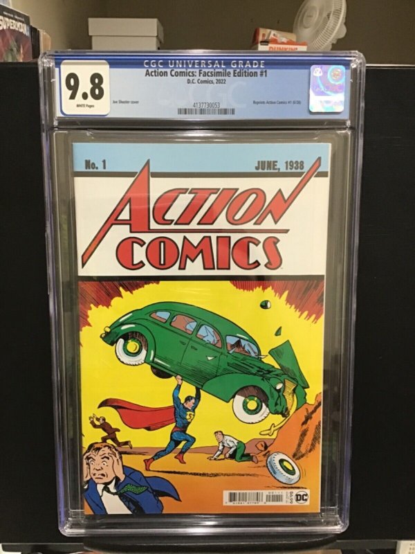 Action Comics Facsimile Edition #1 CGC 9.8 