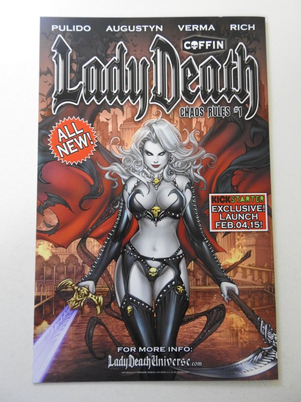 Lady Death: Chaos Rules Preview (2015) NM Condition! Signed W/ COA!