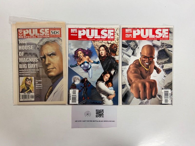 3 The Pulse Marvel Comic Books # 1 12 14 Avengers Defenders Thor Hulk 102 JS35