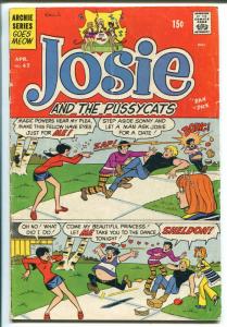 Josie and The Pussycats #47 1970-MLJ/Archie-Dan DeCarlo-3rd Pussycats-VG