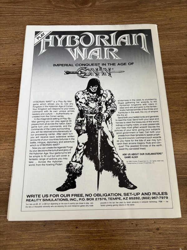 Savage Sword Conan # 183 VF Marvel Comic Book Magazine Barbarian Sonja 4 J307