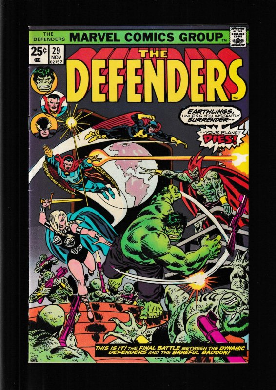 The Defenders #29 (1975) VFN / GUARDIANS OF THE GALAXY