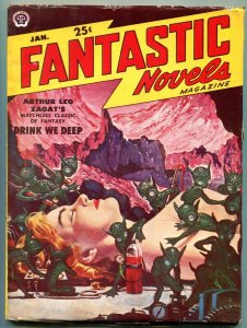 Fantastic Novels--January 1951--Pulp Magazine--Popular--VG/FN