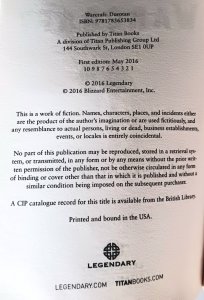 WARCRAFT: DUROTAN (2016) CHRISTIE GOLDEN | PAPEBACK