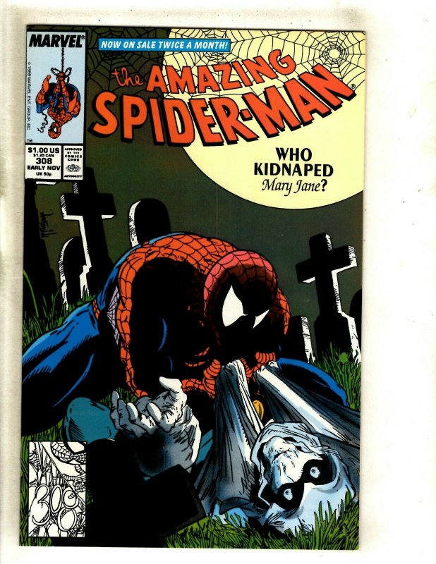 Amazing Spider-Man # 308 NM Marvel Comic Book Venom Todd McFarlane Goblin HJ9