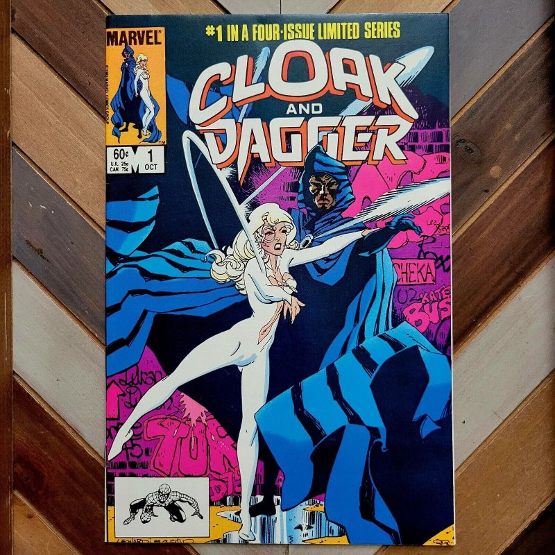 Cloak & Dagger #1-4 VF- (Marvel 1983) COMPLETE 1st solo series, 1st app MAYHEM