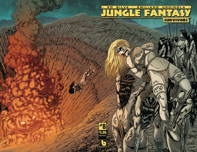 Jungle Fantasy: Survivors # 8 Wrap Around Variant Cover Edition  !!!  VF/NM