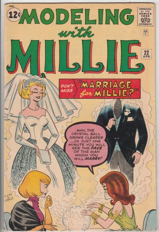 Modeling With Millie #22 (Apr-63) FN Mid-Grade Millie, Rusty, Willie