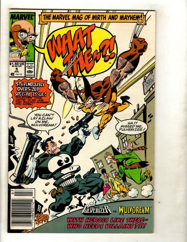 8 Marvel Comics What The?! # 1 2 4 5 Marvel's Greatest Comics 65 Villain + WS1