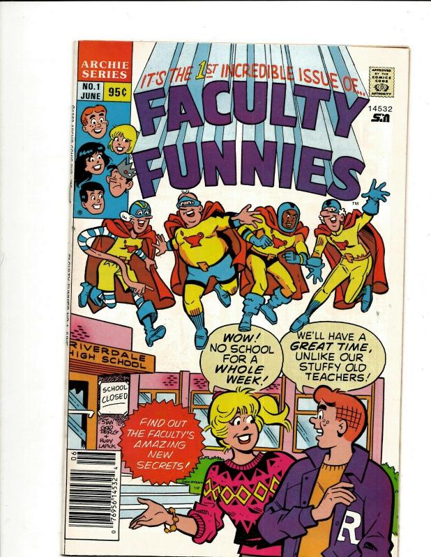 Lot Of 11 Mixed Archie Comics Faculty Funnies, R/C Adventures, 3000 WS7