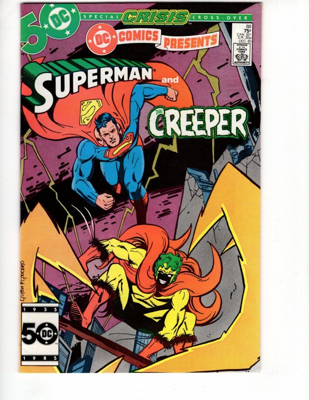 DC Comics Presents #88 Crisis X-Over Keith Giffen