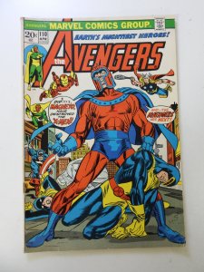 The Avengers #110 (1973) FN+ condition date stamp  back cover