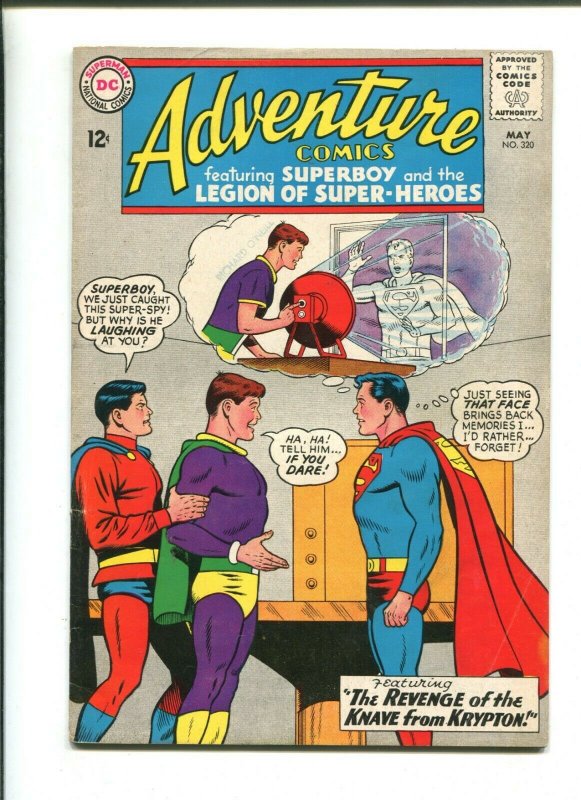 ADVENTURE COMICS #320 - REVENGE OF THE KNAVE FROM KRYPRON (5.0) 1964 