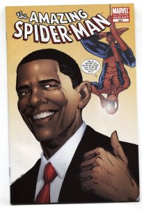 Amazing Spider-man #583 comic book-2nd Printing-obama variant-nm