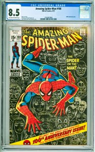 The Amazing Spider-Man #100 (1971) CGC 8.5! OWW Pages!