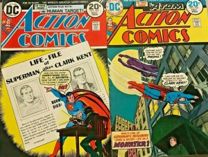 ACTION COMICS#426-430 FN-FN+ LOT 1973 SUPERMAN DC BRONZE AGE COMICS