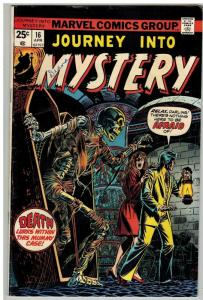 JOURNEY INTO MYSTERY (1972 2ND) 16 VG April 1975
