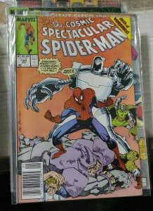 SPECTACULAR  SPIDER-MAN  #160  cosmic powered  + acts of vengeance doctor doom