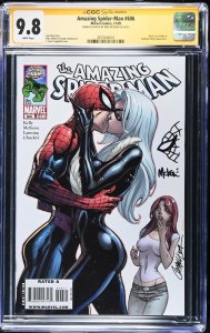 Amazing Spider-Man (2009) # 606 (CGC 9.8 SS) Signed & Sketch Mike Mckone