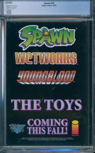 Spawn #36 CGC 9.6 - 1995