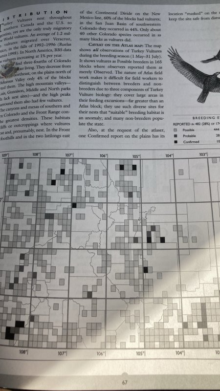 Colorado breeding bird atlas, 636p,1998