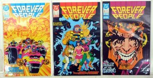 Forever People Lot of 3 #1, 2, 3 (1988) DC Comics 1st Print Comic Books