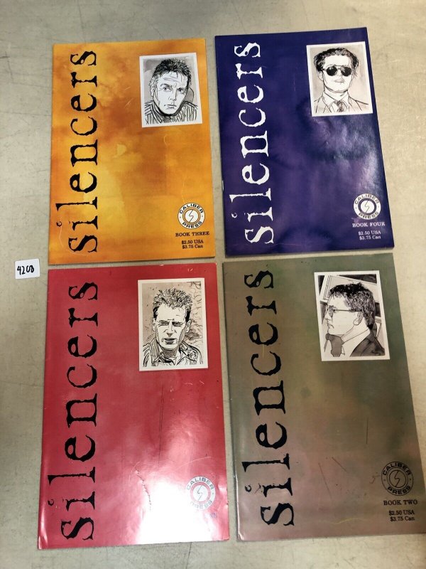 Silencers (1991) #1 2 3 4 1-4 (FN/FN+) Set R. G. Taylor art Caliber Press