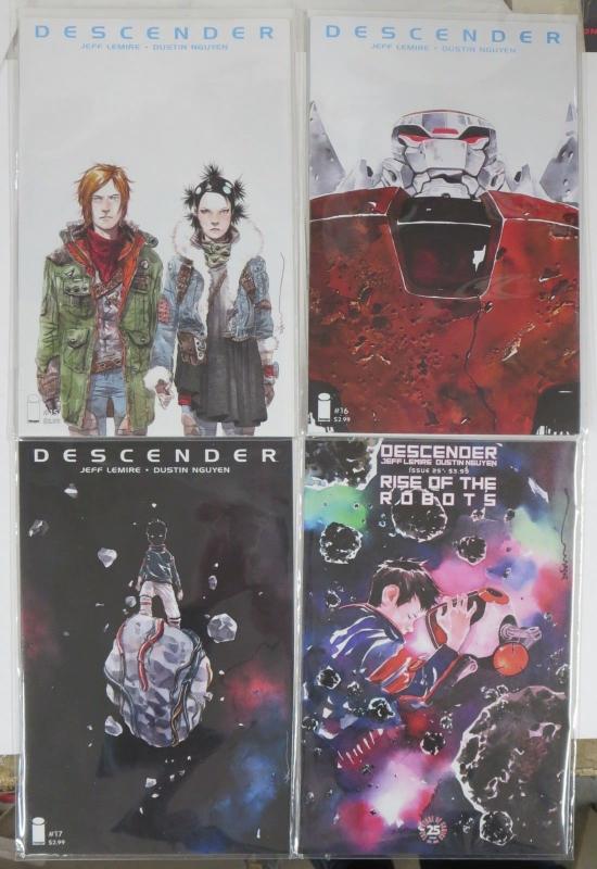 DESCENDER (Image 2015) #1,4-12,14-17,25 + Var. Covers! Lemire/Ngyuyen VF-NM B&B