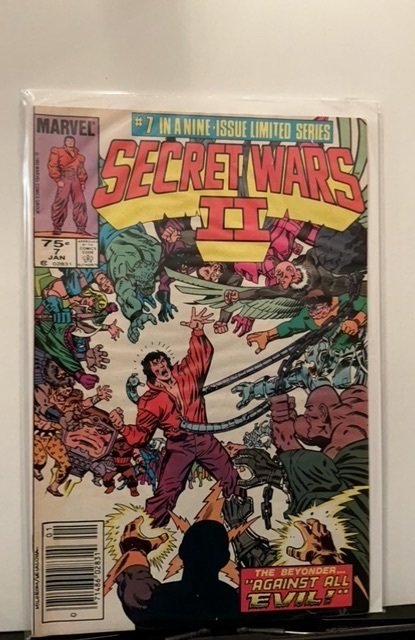 Lot of 2 Secret Wars II #4,7 (1985)