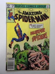 The Amazing Spider-Man #228 (1982) VG- Condition pencil and stain bc