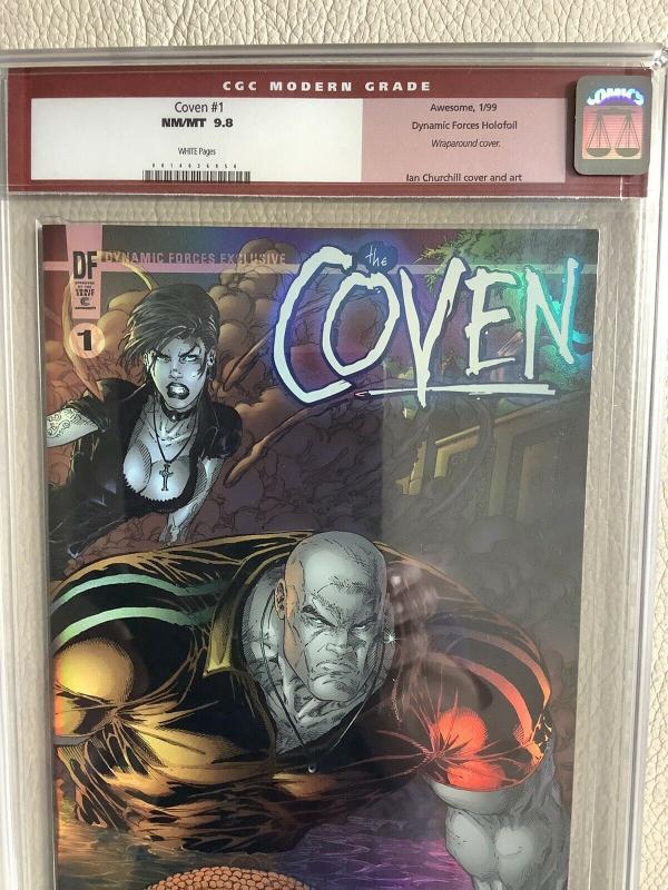 COVEN V2 1 CGC 9.8 Dynamic Forces Holofoil- Variant-Awesome Comics